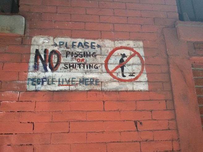 On a wall on Jersey Street, which is merely two blocks running from Crosby to Mulberry just south of Houston. 